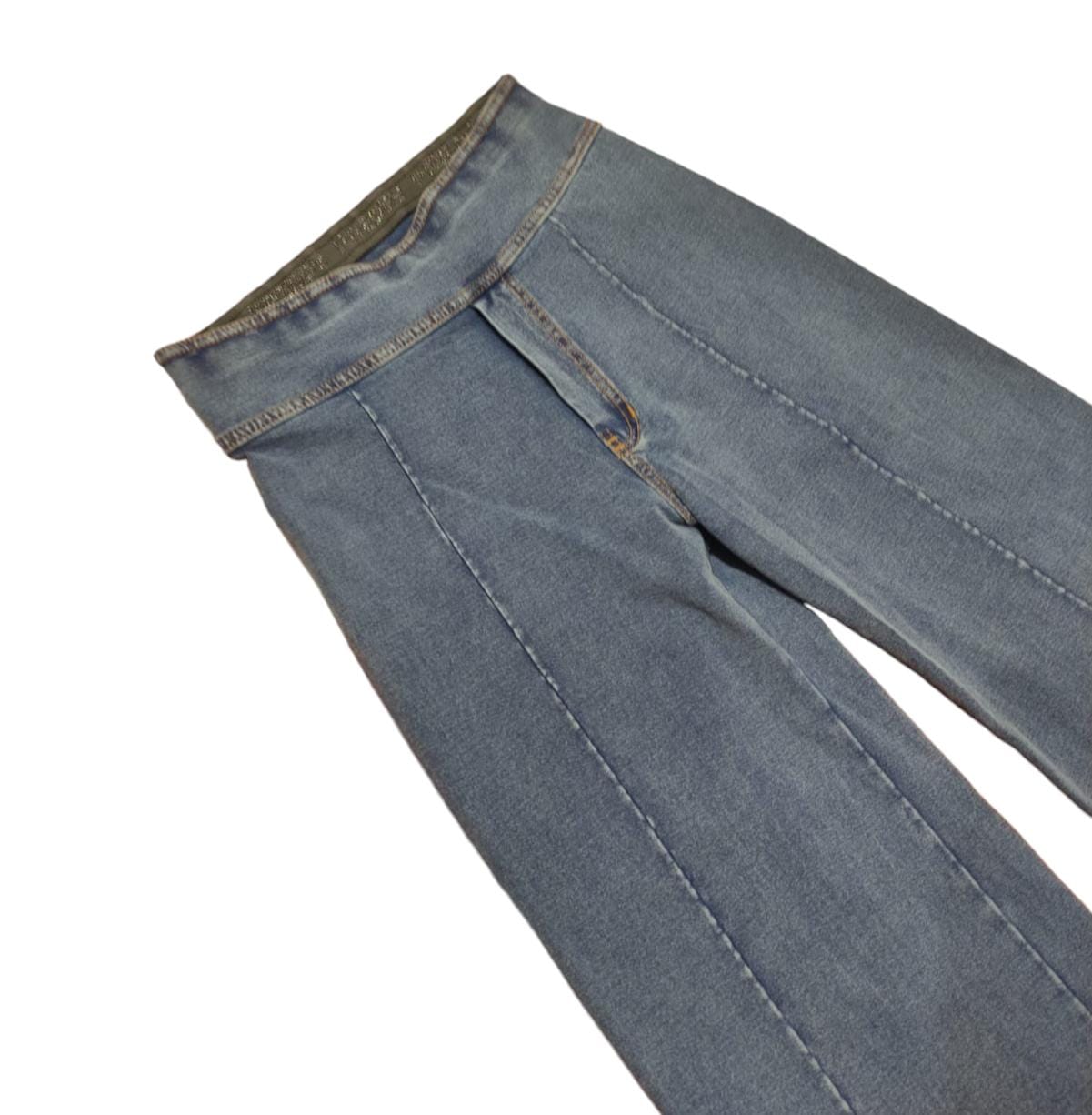 FREDDY PANTALONE LUNGO DENIM BLU MEDIO-TOB. SEAMS NOWY33HS401ORG-J108T