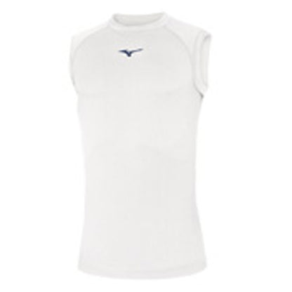 Mizuno Team Core Sleeveless Underwear 32EA704671 | Intimo Tecnico Smanicato Unisex | Bianco