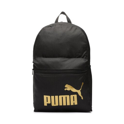 079943-03 PUMA Phase Backpack Black-Golden Logo