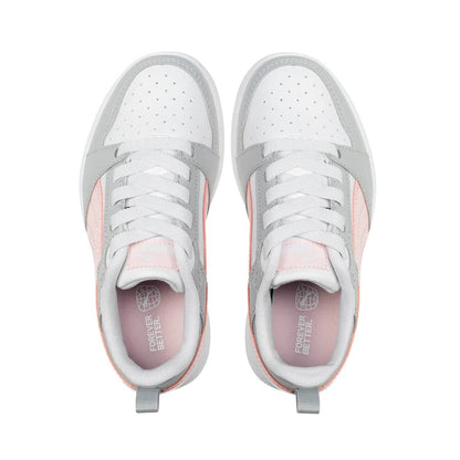 396742-07 Puma Rebound V6 Lo AC PS White-Frosty Pink-Ash Gray