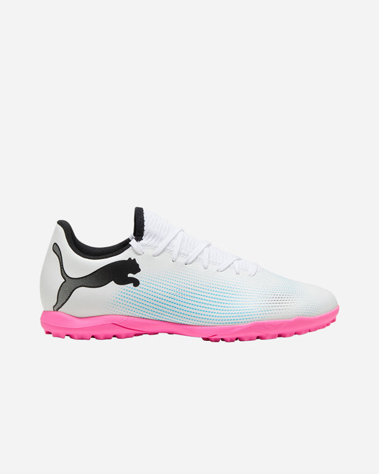 PUMA FUTURE 7 PLAY TT WHITE-BLACK-POISON PINK 107726-01