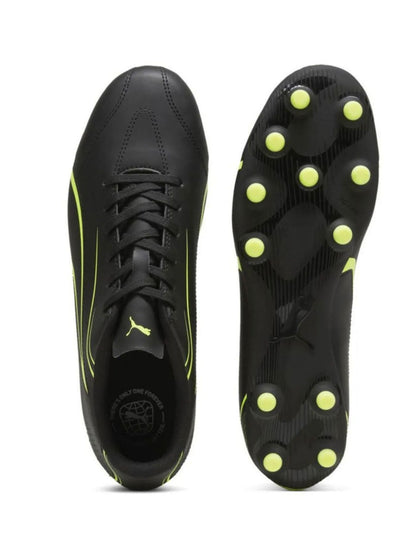 PUMA VITORIA FG/AG BLACK-ELECTRIC LIME 107483-03